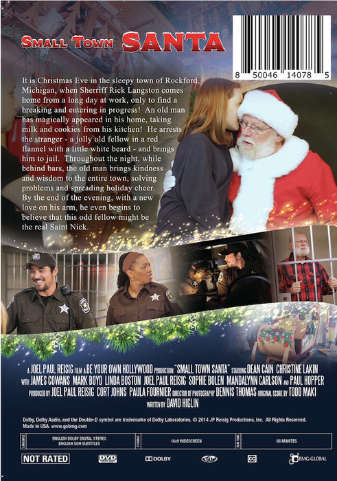 Small Town Santa (MOD) (DVD Movie) - back cover art