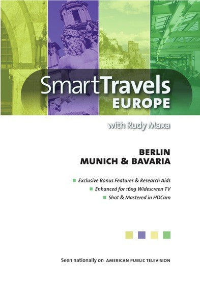 Smart Travels Europe with Rudy Maxa: Berlin / Munich & Bavaria (MOD) (DVD Movie) - movie cover art