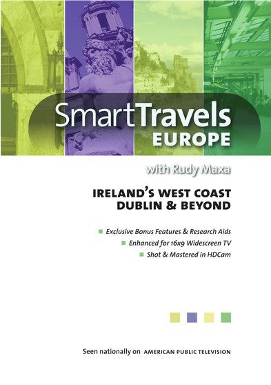 Smart Travels Europe with Rudy Maxa: Ireland's West Coast / Dublin & Beyond (MOD) (DVD Movie) - movie cover art
