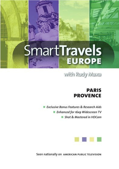 Smart Travels Europe with Rudy Maxa: Paris / Provence (MOD) (DVD Movie) - movie cover art