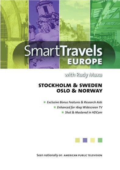 Smart Travels Europe with Rudy Maxa: Stockholm & Sweden; Oslo & Norway (MOD) (DVD Movie) - movie cover art
