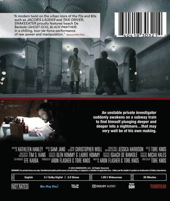 Snakeeater (MOD) (BluRay Movie) - back cover art