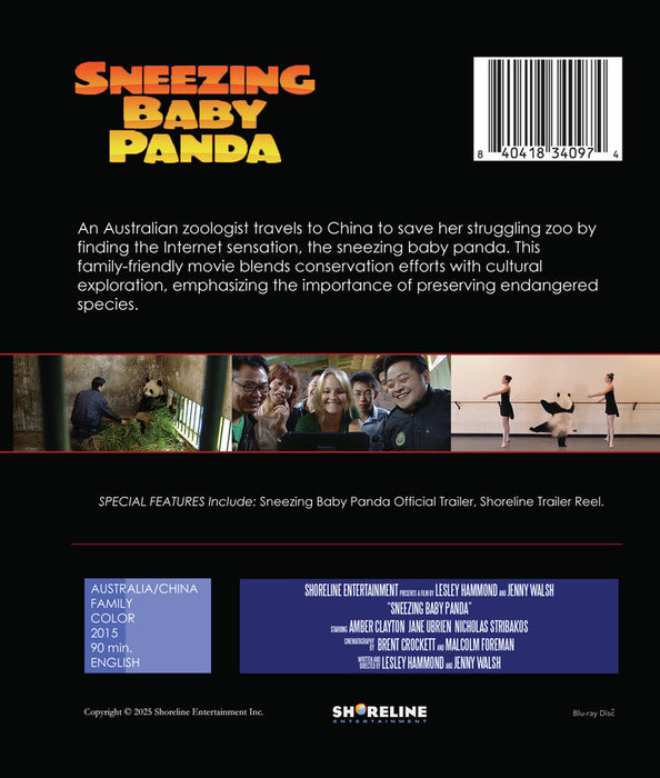 Sneezing Baby Panda (MOD) (BluRay Movie) - back cover art