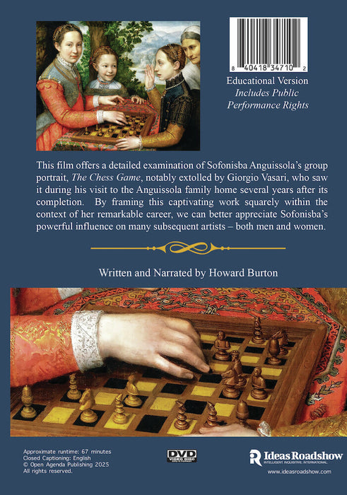 Sofonisba's Chess Game (Educational Version - Includes Public Performance Rights) (MOD) (DVD Movie) - back cover art