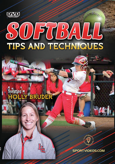 Softball Tips and Techniques (Holly Bruder) (MOD) (DVD Movie) - movie cover art