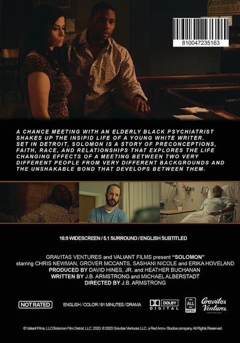 Solomon (MOD) (DVD Movie) - back cover art