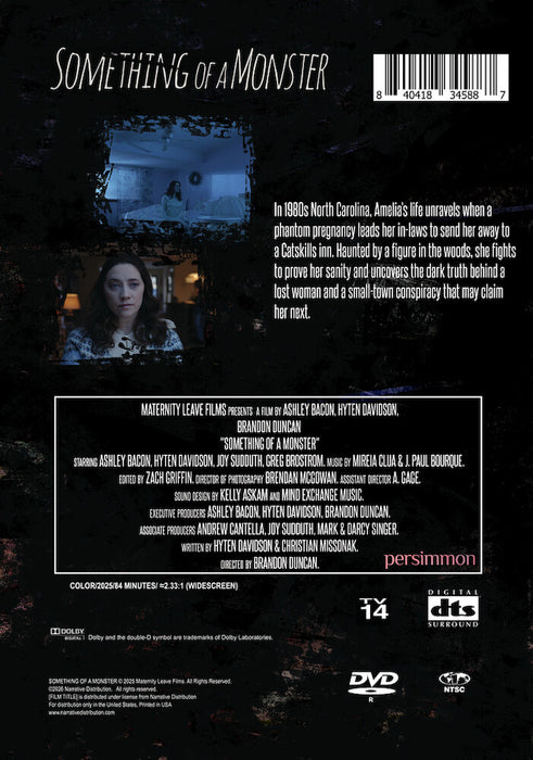 Something of a Monster (MOD) (DVD Movie) - back cover art