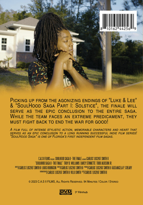 SoulHood Saga II: The Finale (MOD) (DVD Movie) - back cover art