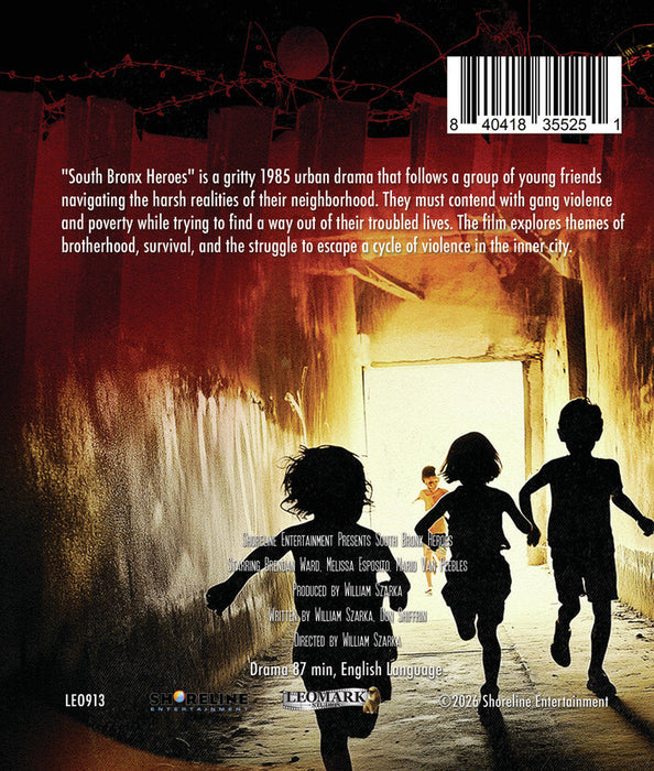 South Bronx Heroes (MOD) (BluRay Movie) - back cover art