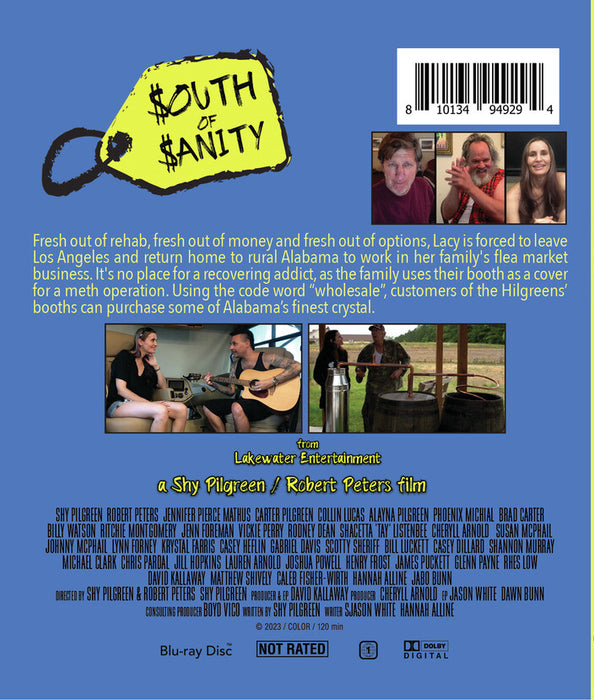 South of Sanity (MOD) (BluRay Movie) - back cover art