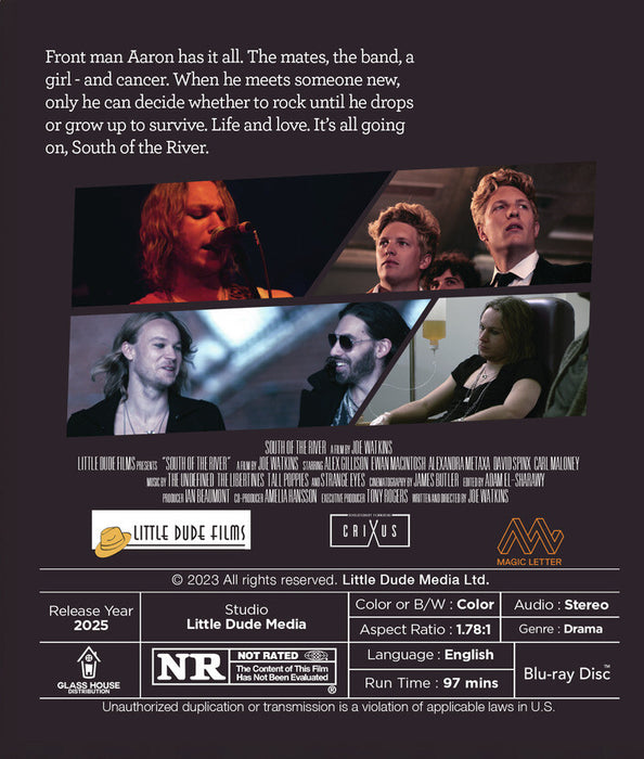 South of the River (MOD) (BluRay Movie) - back cover art