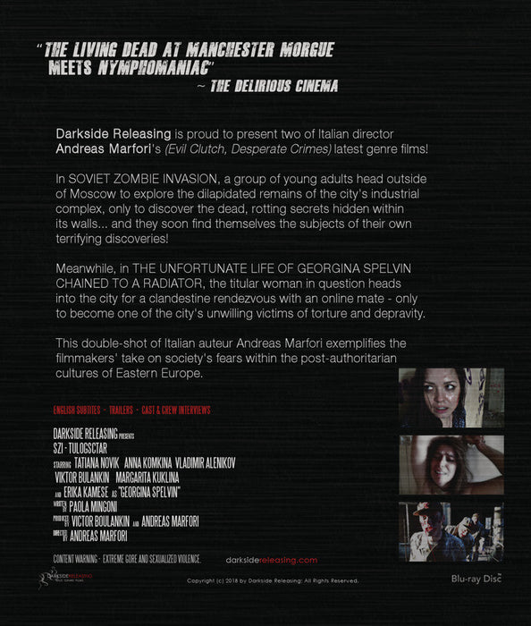 Soviet Zombie Invasion (MOD) (BluRay Movie) - back cover art