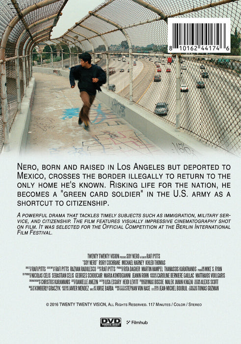 Soy Nero (MOD) (DVD Movie) - back cover art