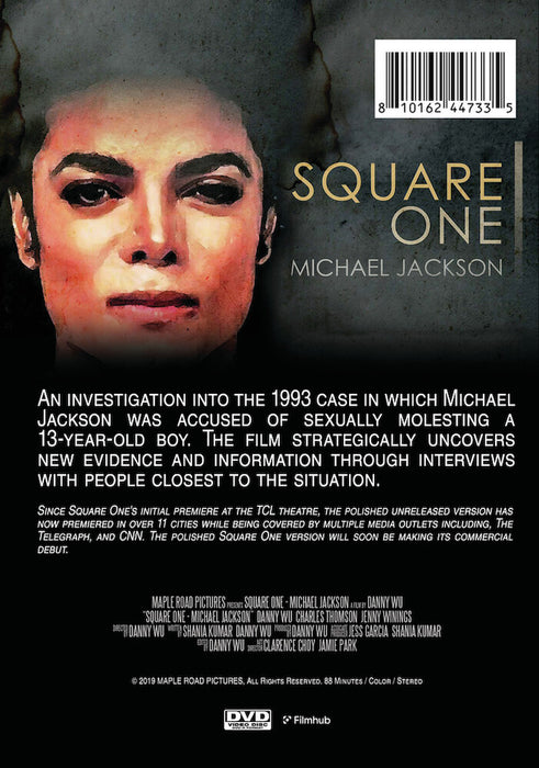Square One: Michael Jackson (MOD) (DVD Movie) - back cover art