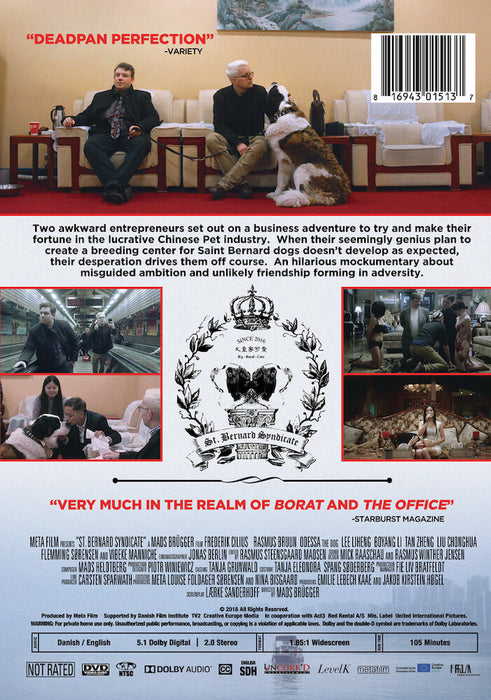 St. Bernard Syndicate (MOD) (DVD Movie) - back cover art