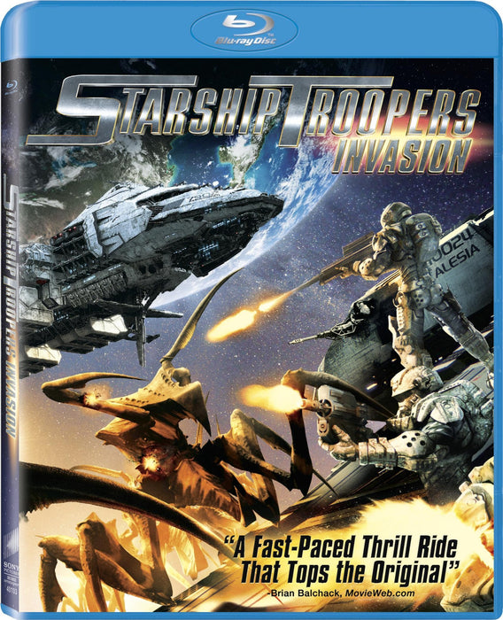 Starship Troopers: Invasion Blu-ray - movie cover art