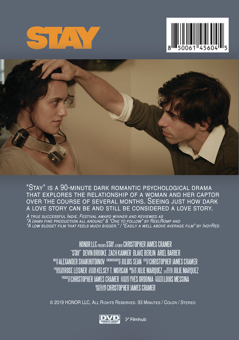 Stay (MOD) (DVD Movie) - back cover art