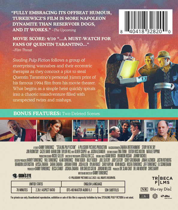 Stealing Pulp Fiction (MOD) (BluRay Movie) - back cover art