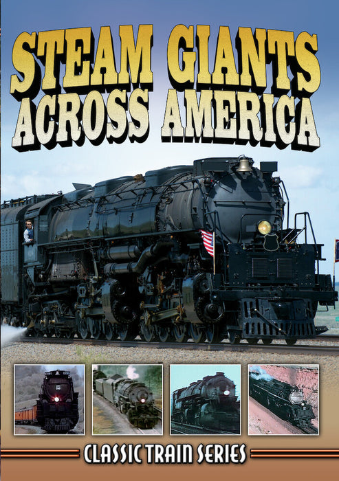 Steam Giants Across America (Classic Train Series) (MOD) (DVD Movie) - movie cover art