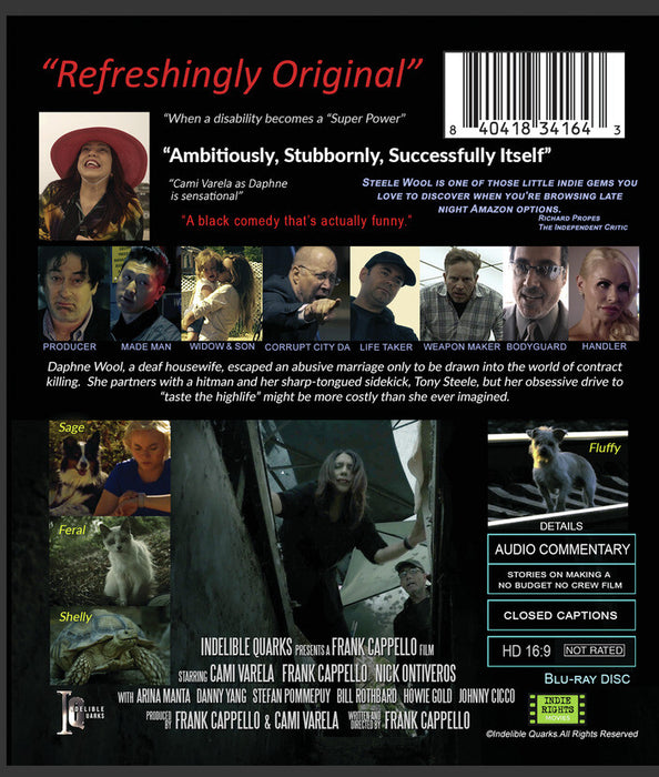 Steele Wool (MOD) (BluRay Movie) - back cover art