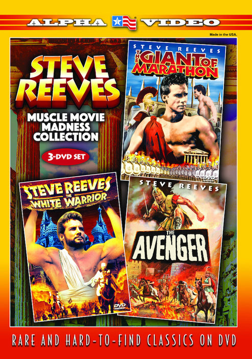 Steve Reeves: Muscle Movie Madness Collection (3 (MOD) (DVD Movie) - movie cover art