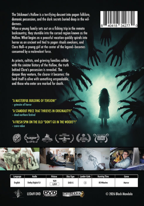 Stickman's Hollow (MOD) (DVD Movie) - back cover art
