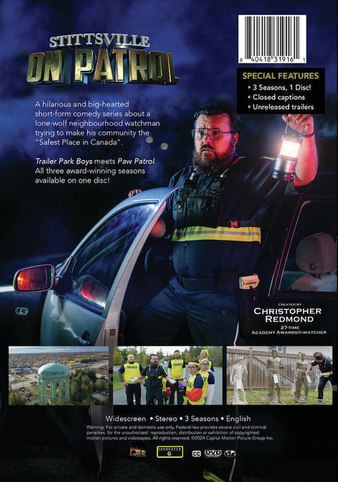 Stittsville On Patrol (MOD) (DVD Movie) - back cover art