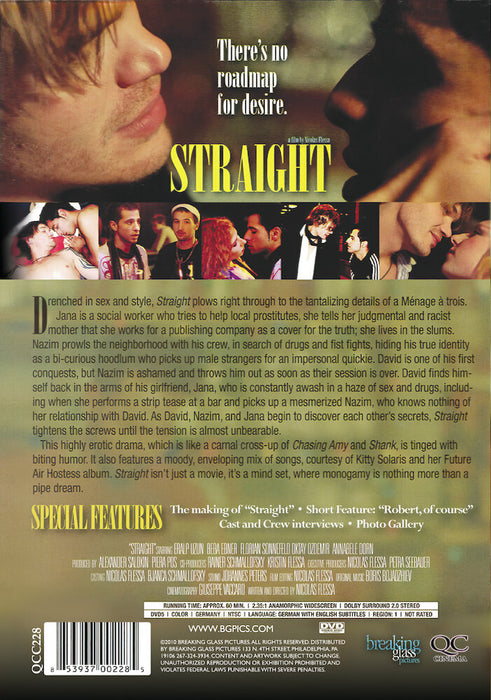 Straight (MOD) (DVD Movie) - back cover art