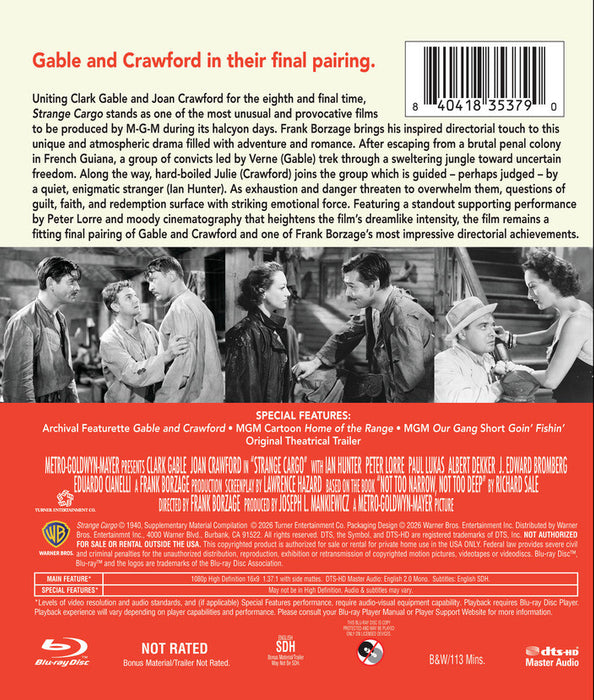 Strange Cargo (MOD) (BluRay Movie) - back cover art