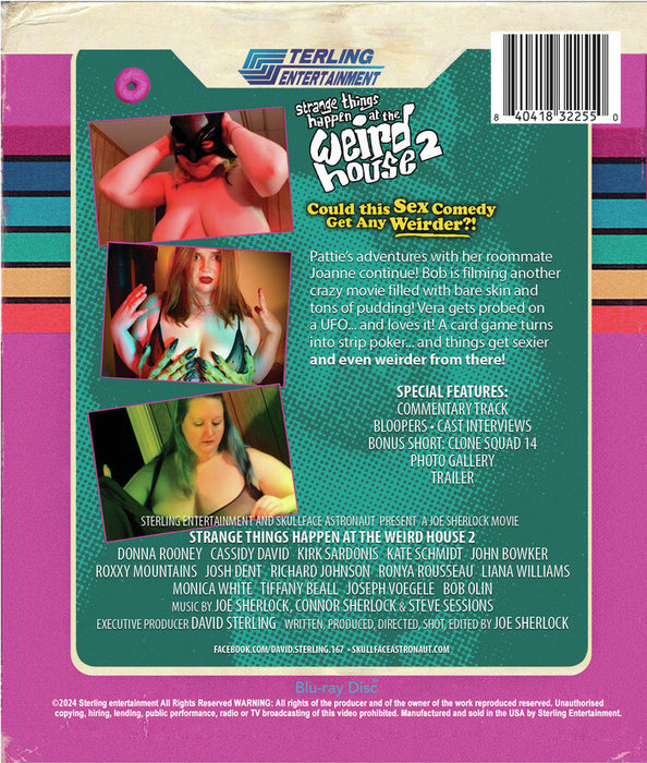 Strange Things Happen at the Weird House 2 (MOD) (BluRay Movie) - back cover art