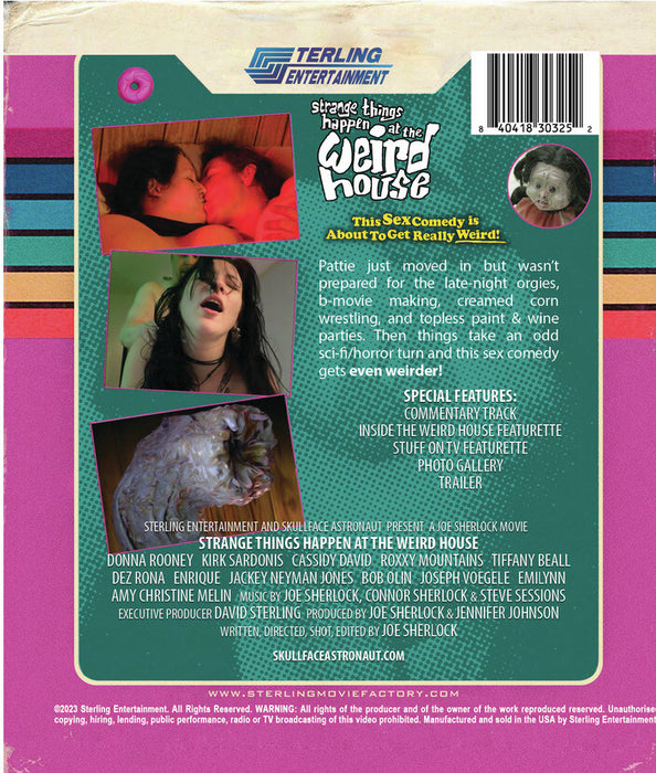 Strange Things Happen at the Weird House (MOD) (BluRay Movie) - back cover art
