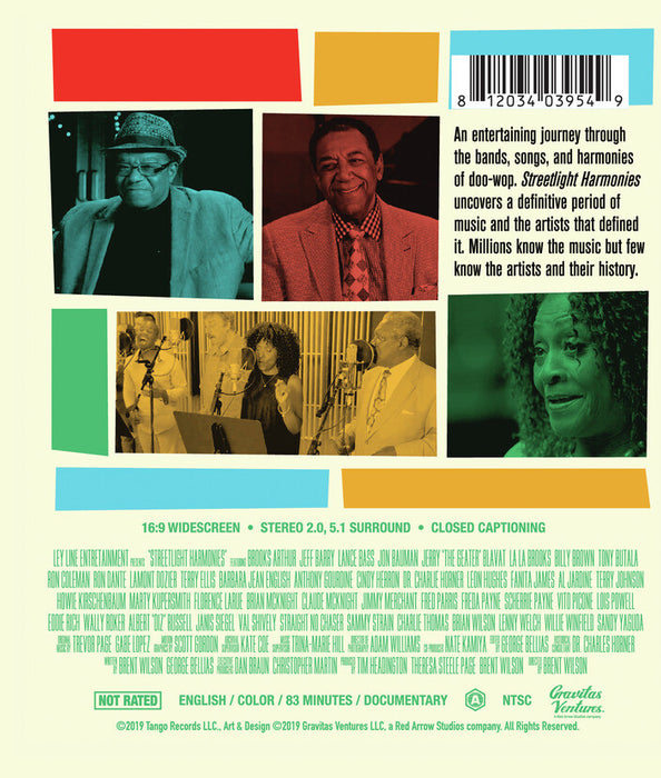 Streetlight Harmonies (MOD) (BluRay Movie) - back cover art