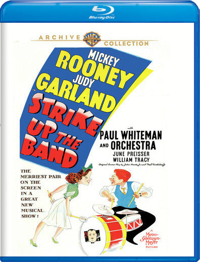 Strike Up the Band (MOD) (BluRay Movie) - movie cover art