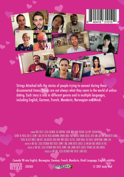 Strings Attached (MOD) (DVD Movie) - back cover art