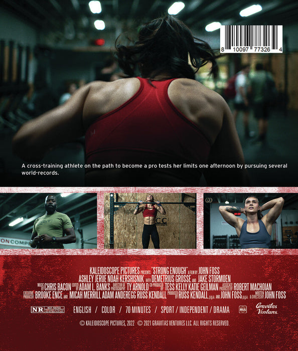 Strong Enough (MOD) (BluRay Movie) - back cover art