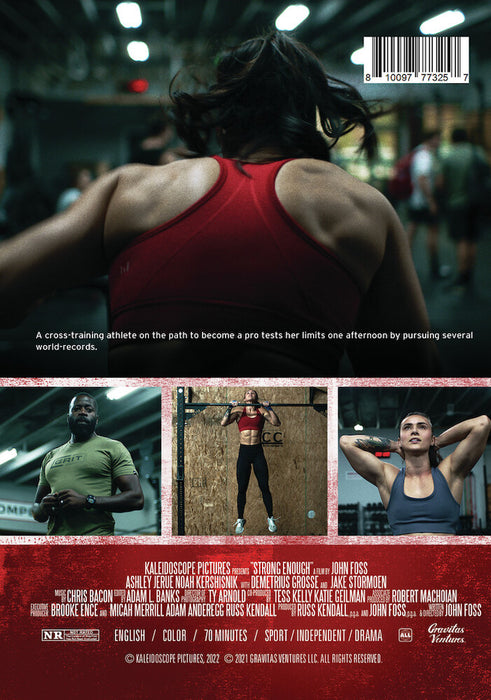 Strong Enough (MOD) (DVD Movie) - back cover art