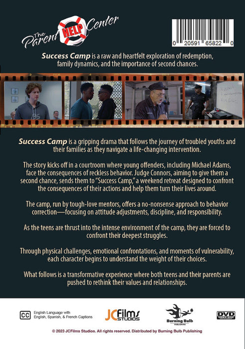 Success Camp (MOD) (DVD Movie) - back cover art