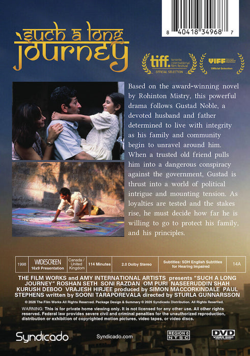 Such a Long Journey (MOD) (DVD Movie) - back cover art