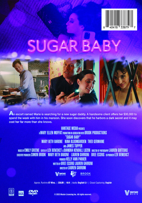 Sugar Baby (MOD) (DVD Movie) - back cover art