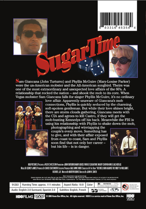 Sugartime (MOD) (DVD Movie) - back cover art