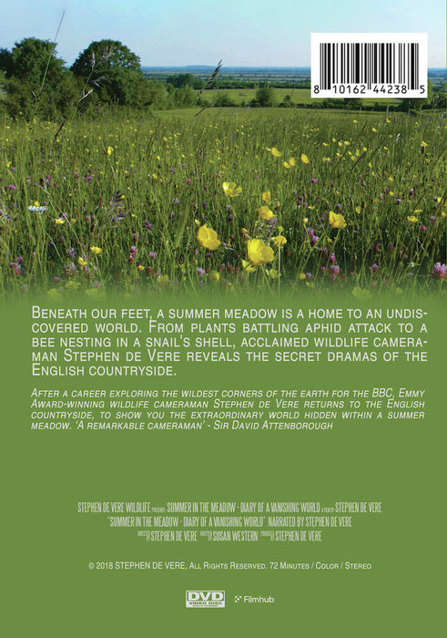 Summer in the Meadow: Diary of a Vanishing World (MOD) (DVD Movie) - back cover art