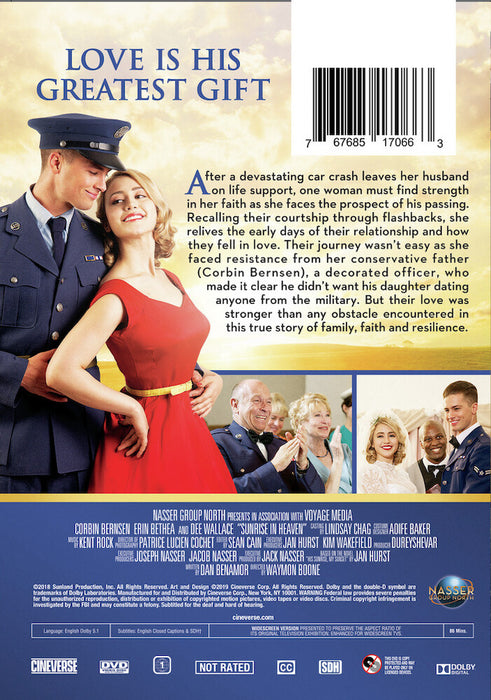 Sunrise in Heaven (MOD) (DVD Movie) - back cover art