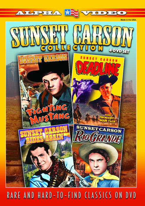 Sunset Carson Collection (4 (MOD) (DVD Movie) - movie cover art