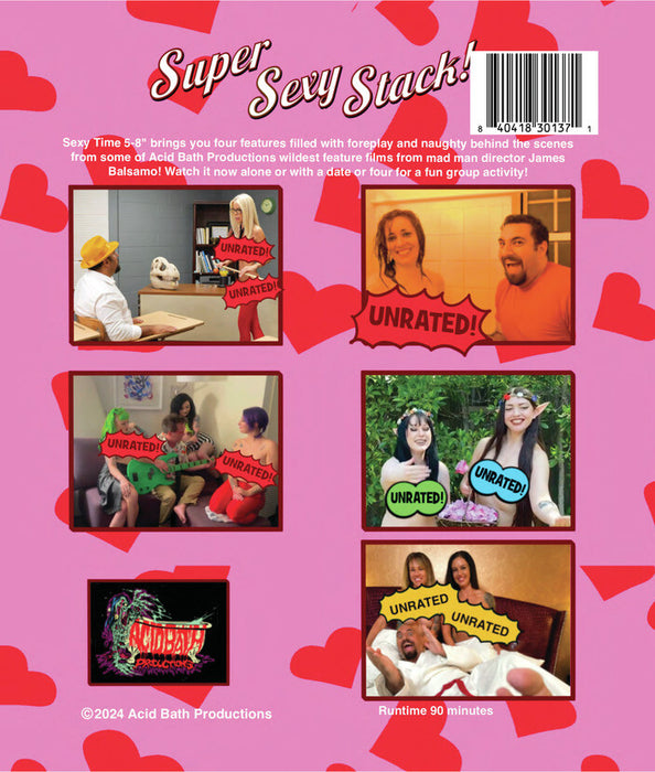 Super Sexy Stack! Sexy Time 5-8 (MOD) (BluRay Movie) - back cover art