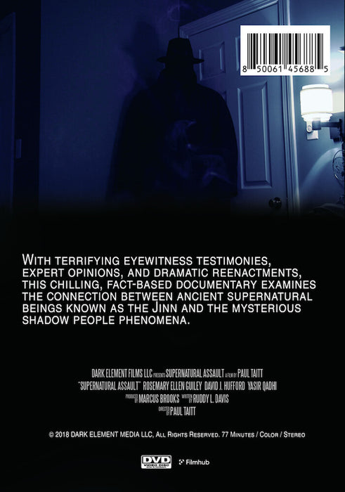 Supernatural Assault (MOD) (DVD Movie) - back cover art
