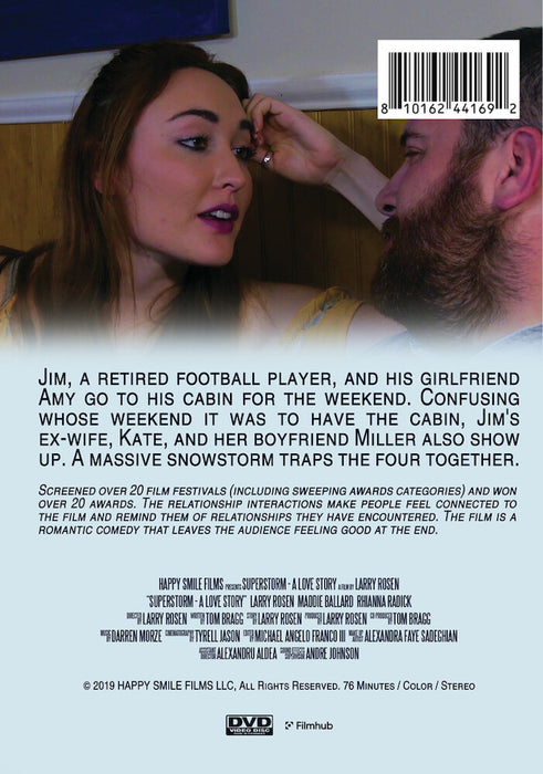 Superstorm: A Love Story (MOD) (DVD Movie) - back cover art