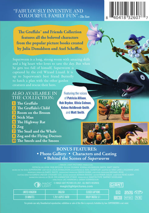 Superworm (MOD) (DVD Movie) - back cover art