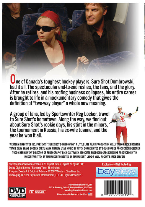 Sure Shot Dombrowski (MOD) (DVD Movie) - back cover art