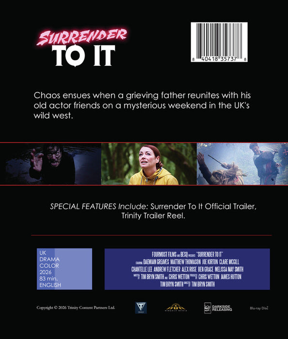 Surrender to It (MOD) (BluRay Movie) - back cover art