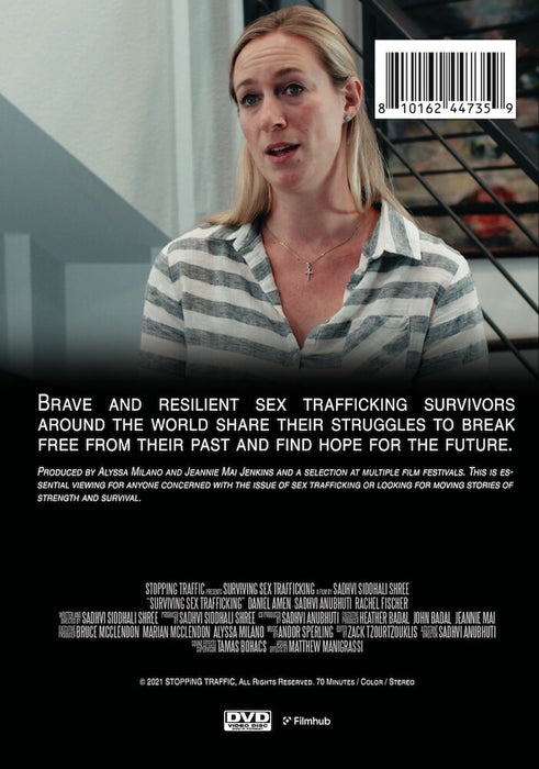 Surviving Sex Trafficking (MOD) (DVD Movie) - back cover art